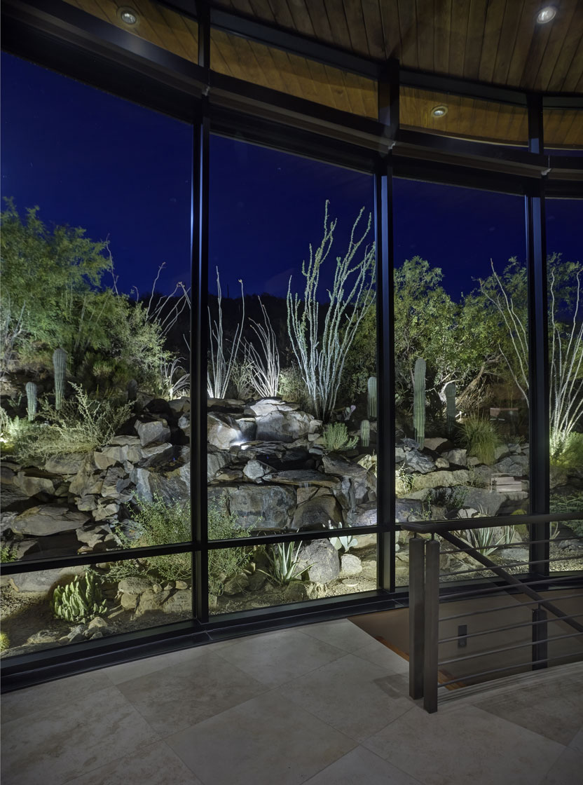 Contemporary landscape design for a desert property in southern Arizona